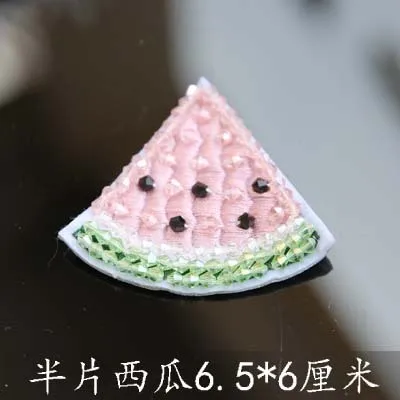 1 шт. модные фрукты бисером вышитые заплатки для рукоделия аксессуары шитья