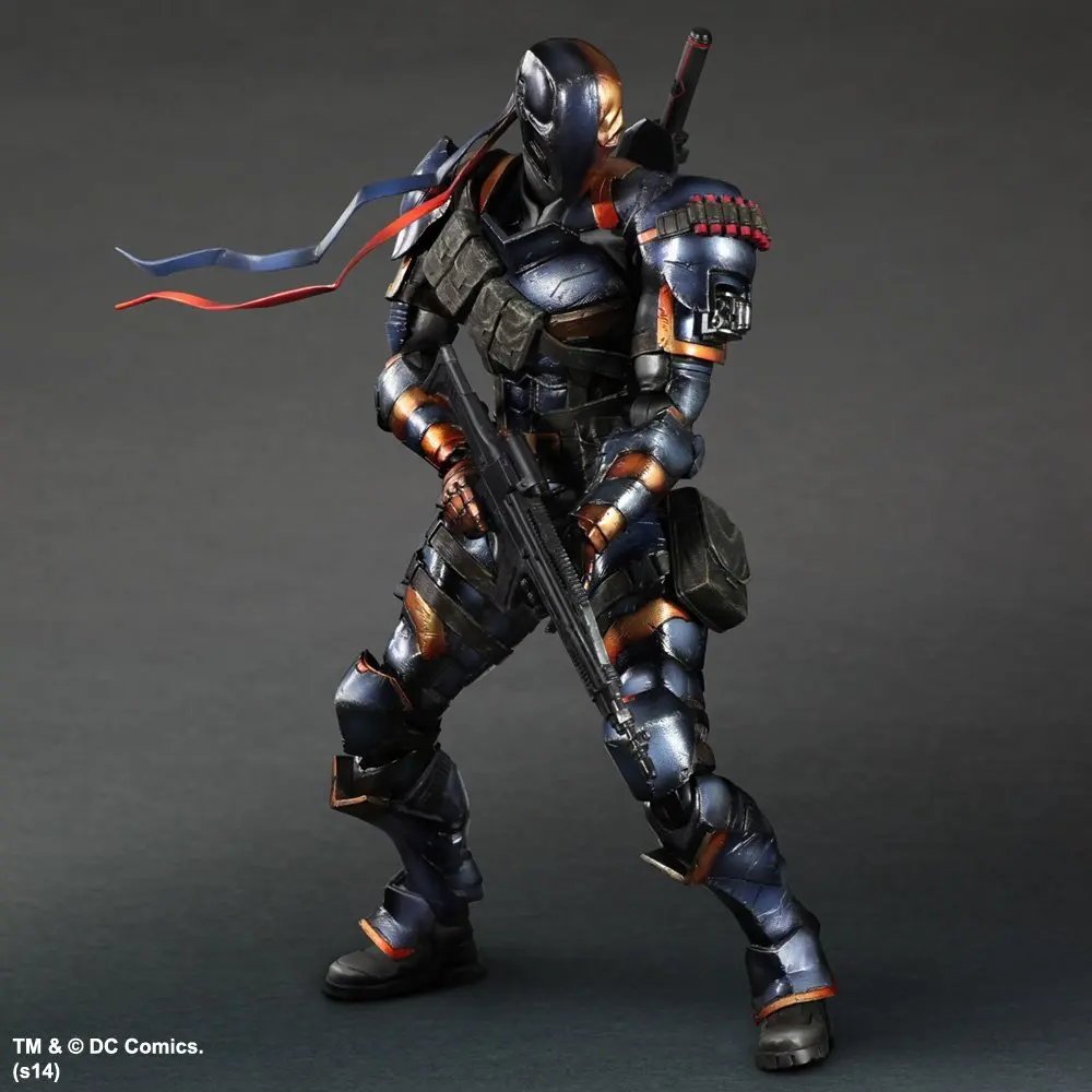 Deathstroke ПВХ фигурка Коллекционная модель игрушки 27 см Fenix Play Arts KAI DC комикс о