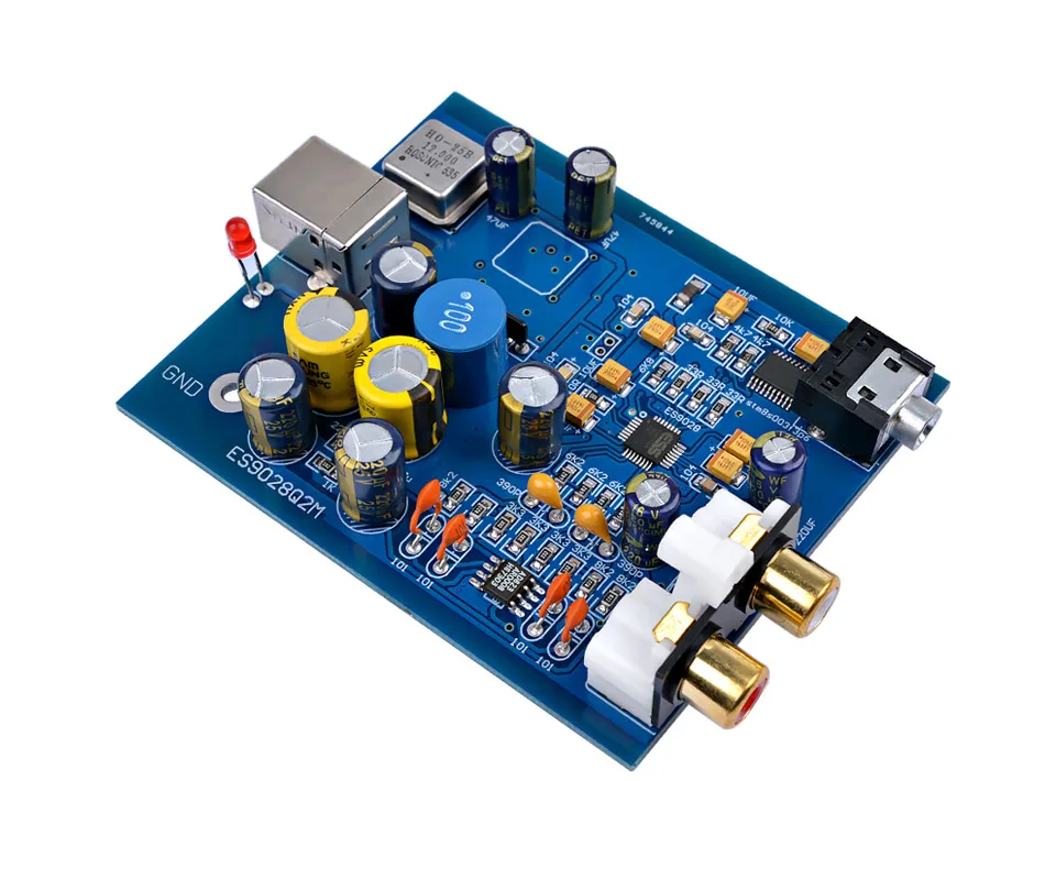 AIYIMA мини USB декодер плата ES9028K2M+ SA9023 Fever аудио DAC звуковая карта декодирующий модуль DIY для усилителей мощности домашний кинотеатр