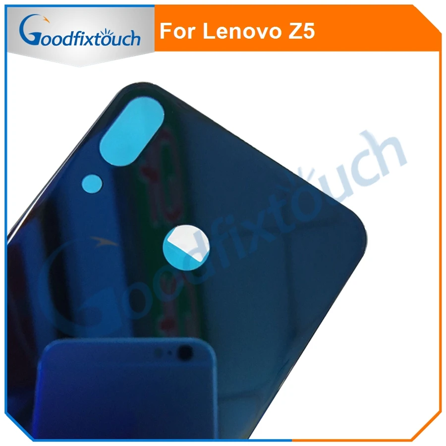 Стеклянная Крышка батарейного отсека для Lenovo Z5 L78011 L78012 задняя крышка корпуса