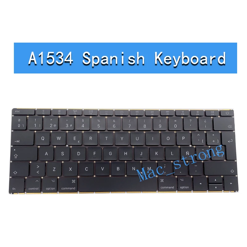 Совершенно новая Оригинальная клавиатура A1534 12 дюймов JP/FR/SP/TR для Macbook Pro