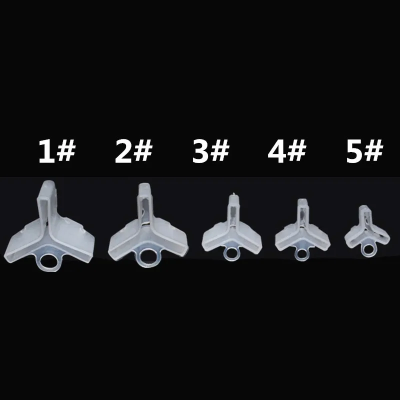 50 шт. Пластик ВЧ Рыбалка крючок протекторы VMC крюк крышка 1 #2 #3 #4 #5 # рыбалка