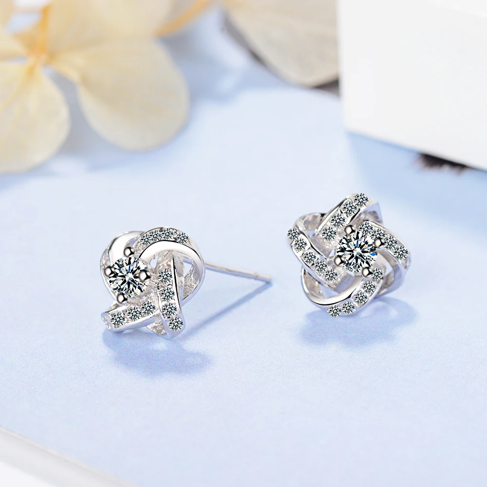 Серьги из серебра 925 Oorbellen S-e430