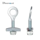 Deemount 2 шт. фиксированная Шестерня велосипедная цепь настраиваемый болт 35 мм 1 скорость коммутирование велосипедная цепь натяжитель Натяжные болты