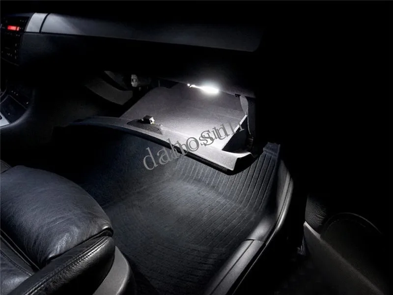 Светодиодная лампа dahosun для перчаток BMW E46 E90 E91 E92 E93 E53 E83 E89 R50 R52 R53 R55 R56 X5 X1 X3 E81 E82 E84 E87