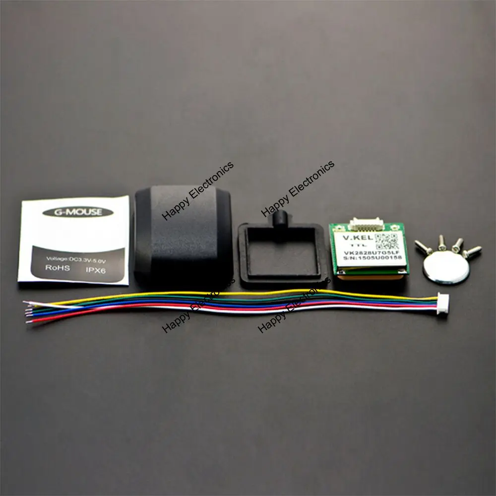 DFRobot GPS модуль позиционирования приемника VK2828U7G5LF TTL 1 ~ 10 Гц с антенной и корпусом