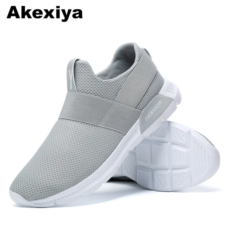 Akexiya Larger size 46 Sneakers Breathable Tenis Masculino Light Weight Footwear Krasovki Slip Male shoes Adulto Zapatos Hombre | Обувь
