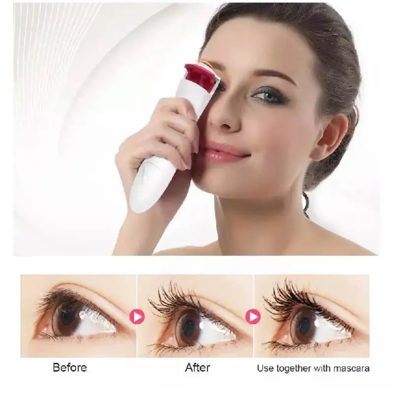 Developfly с подогревом электрические бигуди Портативный Макияж глаз ресницы долгое