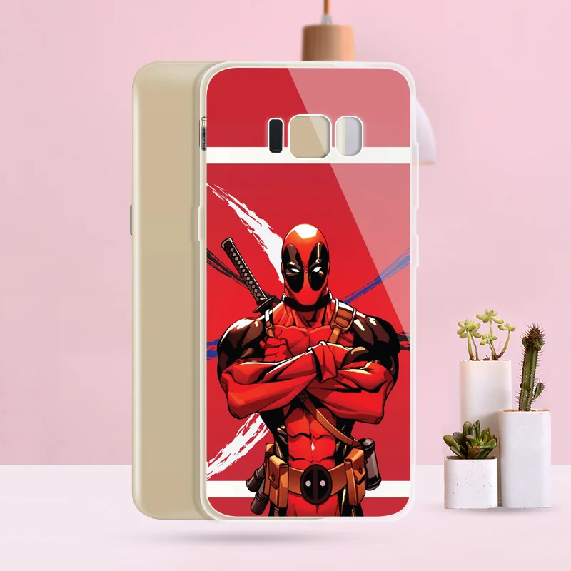 N012 Deadpool Cartoon Soft TPU Silicone Cover For Samsung Galaxy A3 A5 A6 A7 A8 A9 M10 M20 S10 S10E Lite Plus 2017 2018 Case |