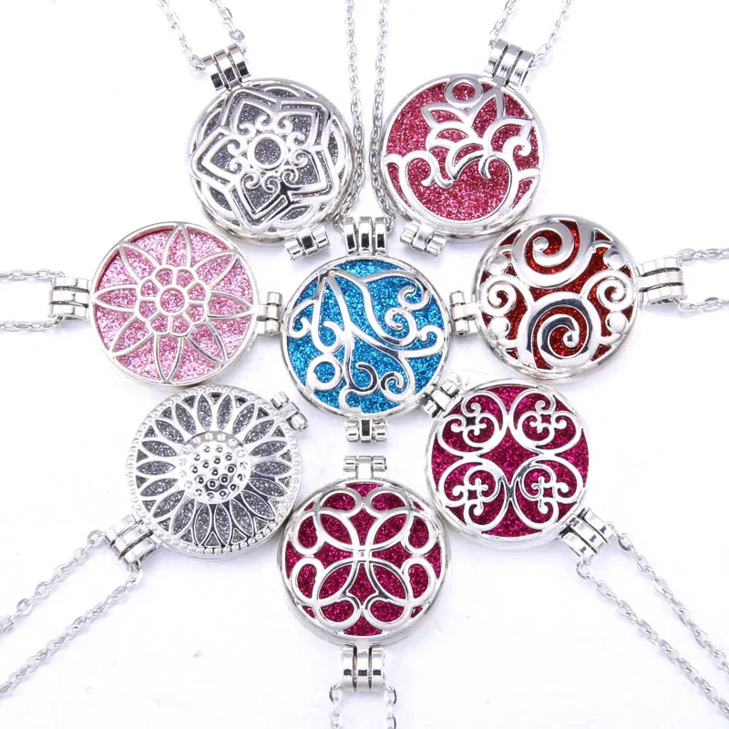 Ожерелье с ароматическим диффузором новые открытые медальоны подвеской для