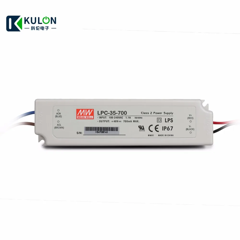 Блок питания для светодисветодиодный LPC-35-700 мА 33 6 Вт 9-48 В meanwell