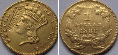 Золотые монеты 1886 $1|gold coin earrings shop|coin rackcoin purse with zipper |