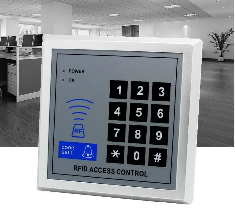 Электронный дверной замок с болтом и радиочастотной идентификацией 125 кГц