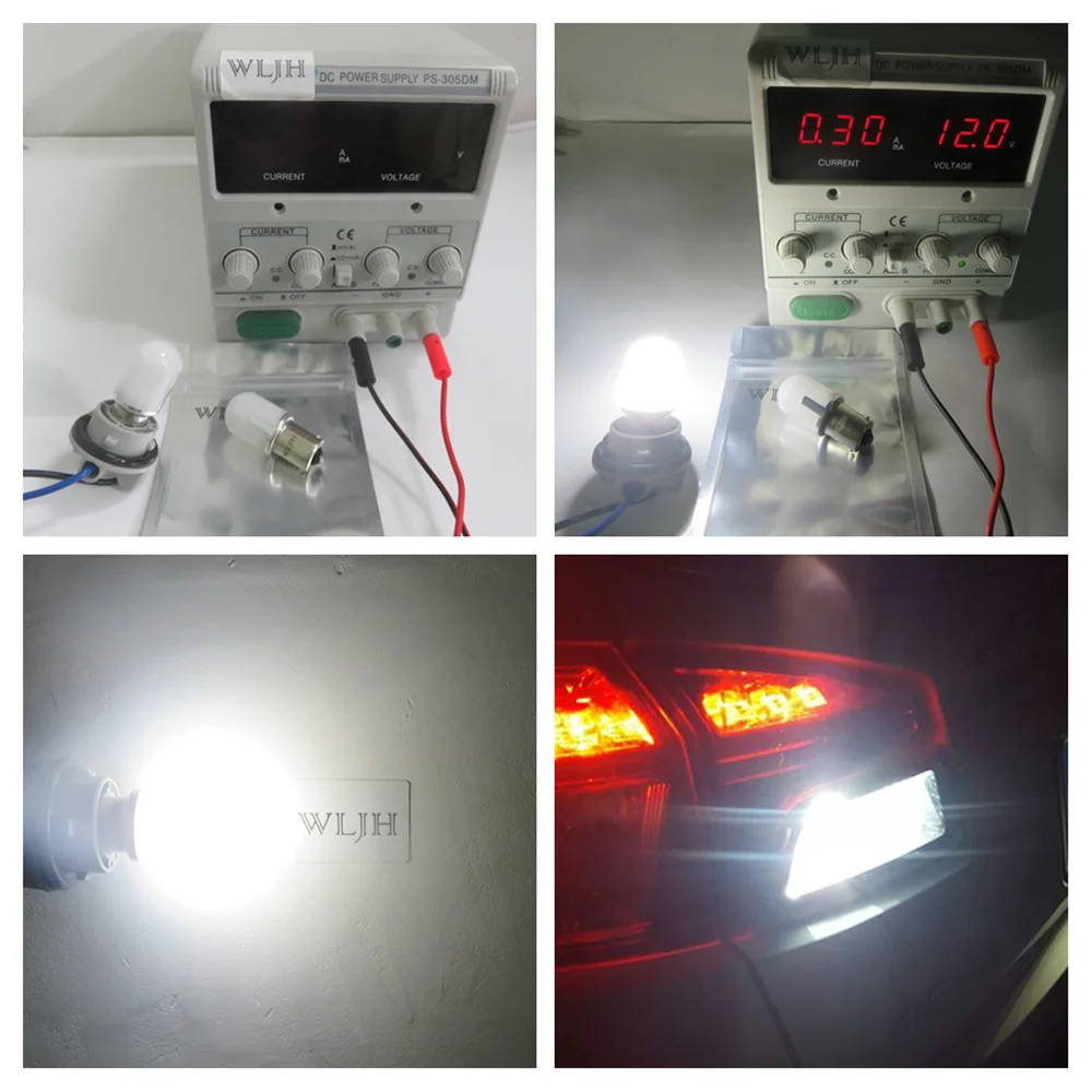 WLJH 2x DC9V-30V светодиодный 1156 BA15S 1141 1073 Базовая замена лампы для RV Кемпер внедорожник MPV Субару Outback автомобиля поворота Стоп сигнал запасной светильник