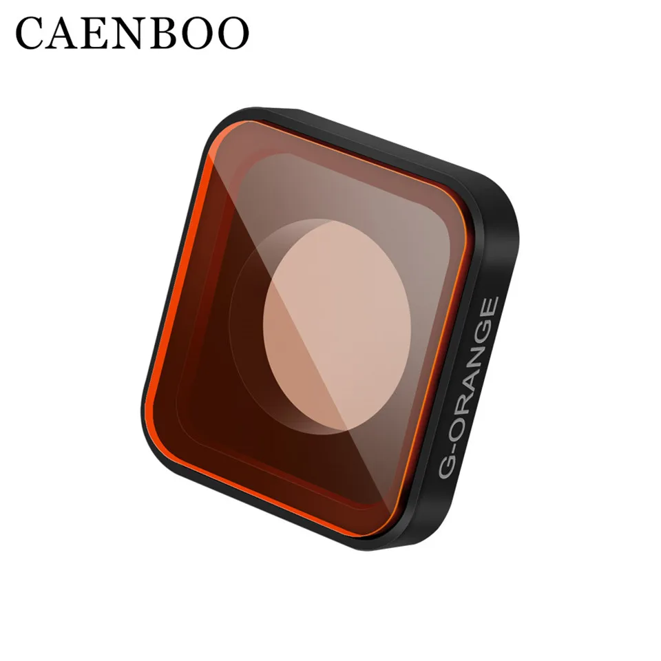 G Orange CAENBOO фильтры для камеры Hero5 Hero6, водонепроницаемый фильтр UV CPL ND, Набор цветных фильтров для камеры GoPro Hero 5 6, аксессуары для улицы - Цвет: G Orange
