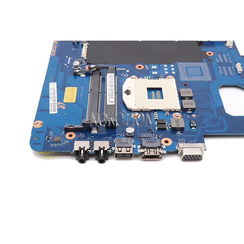Материнская плата Nokotion материнская для ноутбука Samsung NP300E5C NP300E5X DDR3 SLJ8F HM77