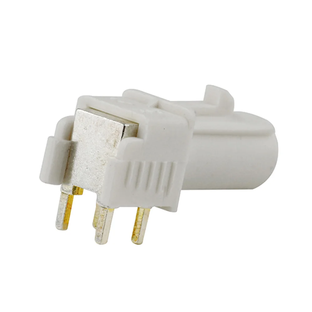 

Eightwood Fakra Code B SMB Plug Male PCB Mount Angled RF Connector White/9001 for Car Radio with Phantom Supply Antenna Reciever