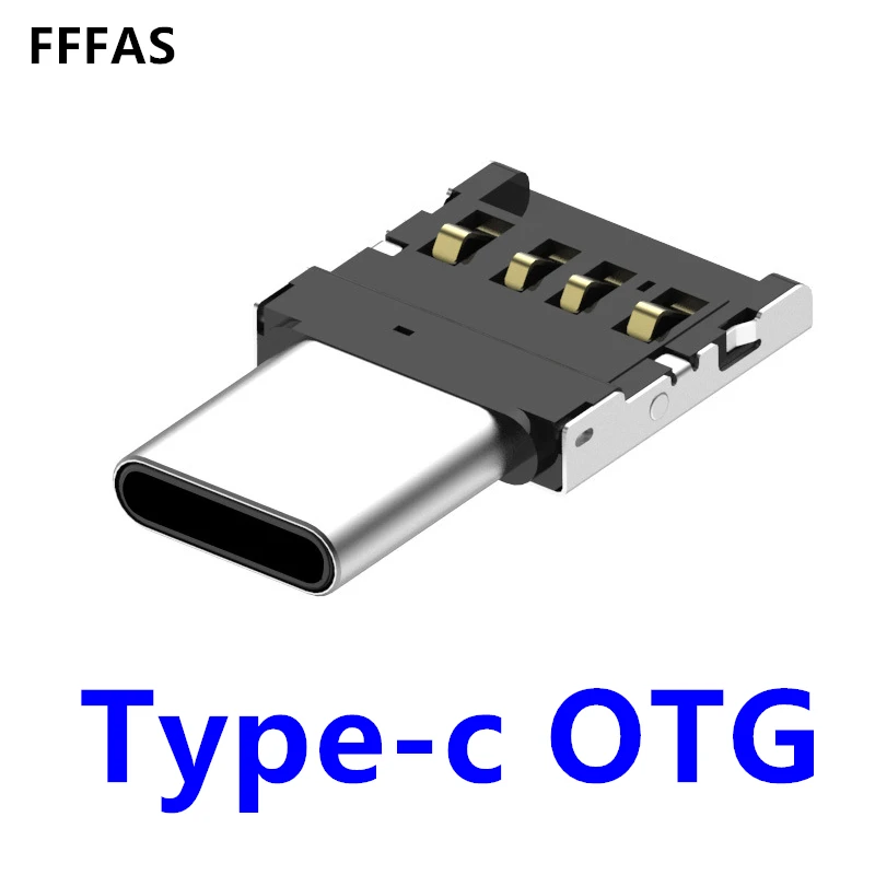 FFFAS USB 3,1 тип-c OTG кабель адаптер маленький мобильный телефон игры Тип C OTG конвертер для huawei P10 Xiaomi 6 Macbook samsung