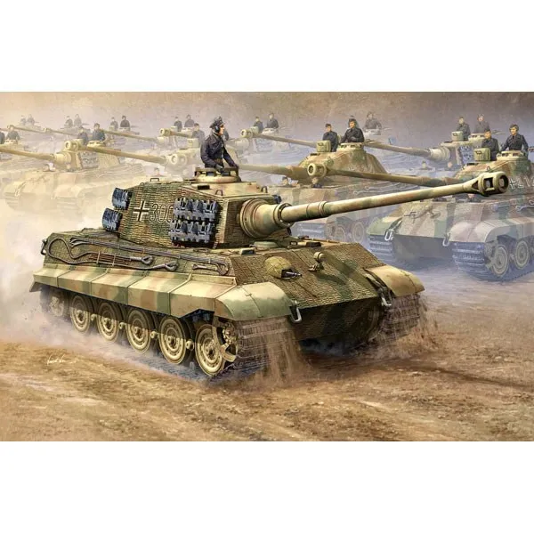 1/16 trumpeter 00910 немецкий Kingtiger 2 в 1 (Henschel башня) модель хобби|Наборы для сборки моделей|