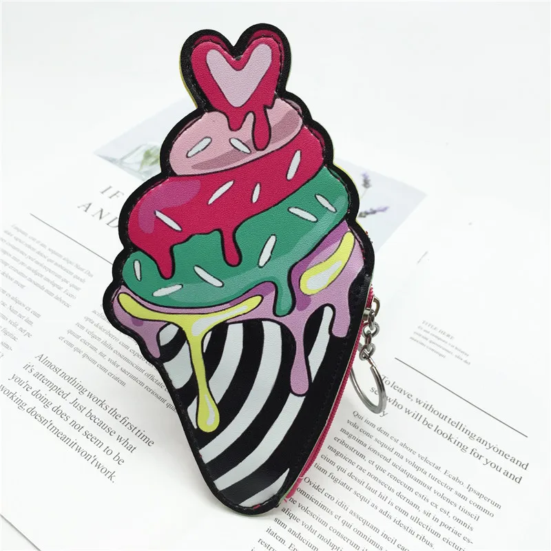 style 2 Want Go Kawaii 3D Хлеб дизайн детский кошелек милый кошелек для монет, Сумочка кожаный маленький кошелек для девочек мини клатч ключ сумка для хранения - Цвет: style 2