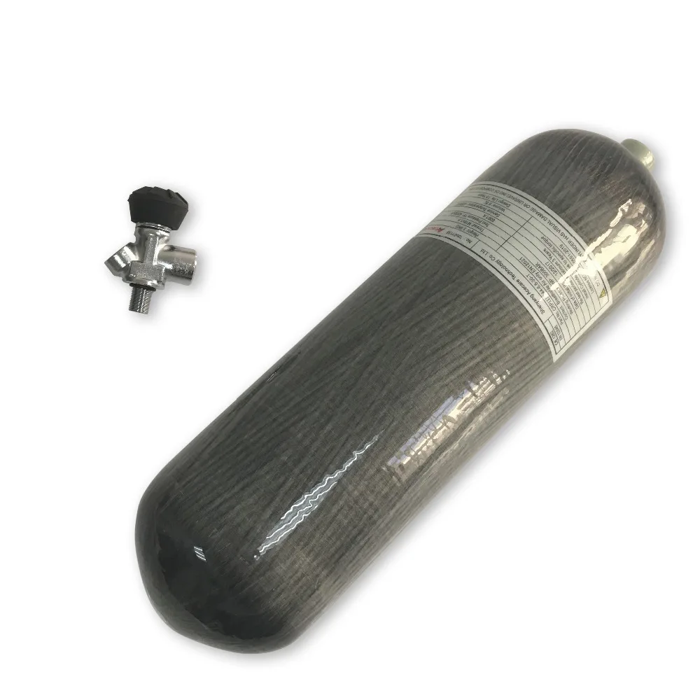 AC16831 Мода 6.8L 300Bar 4500Psi Мини-резервуар для подводного плавания композитный цилиндр