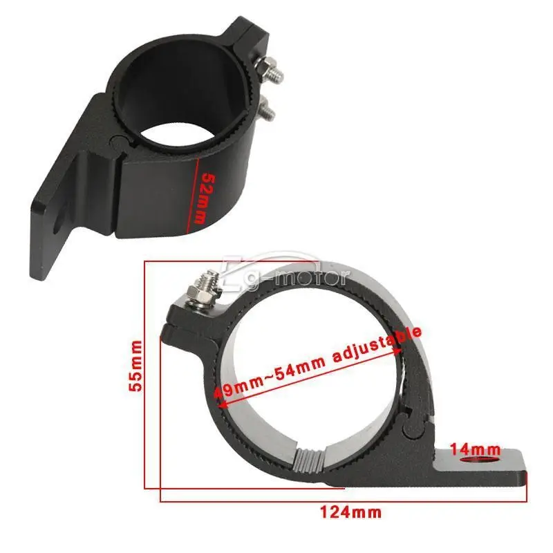 free shipping UHF 2x 49-54mm Spot Bull Bar Mounting Bracket Clamps FOR LED LIGHT BAR RIGID | Автомобили и мотоциклы