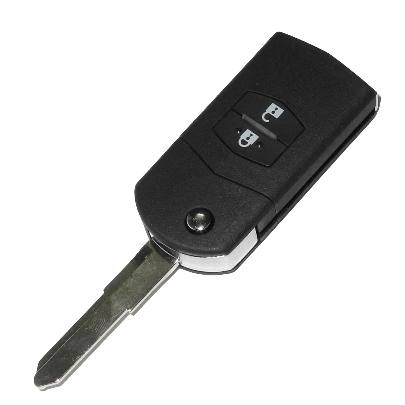 jingyuqin 3 Buttons Key Shell Cover Styling For Mazda 2 5 6 RX8 MX5 Flip Remote Case Fob Replacement BTN no Logo | Автомобили и