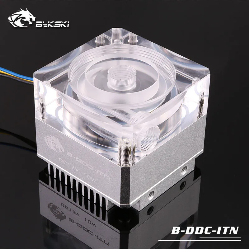Bykski B-DDC-ITN-COV DDC Pump Armor Heatsink Armor TOP Acrylic Cover For 3.2 Pump High Performance Silent Armor Water Cooling