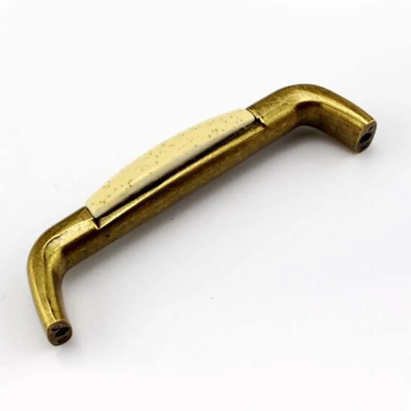 Кремовые керамические ручки для кухонного шкафа 96 мм | Обустройство дома