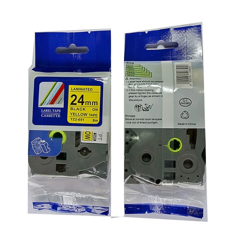 P touch 6PK совместимая лента для маркировки brother tze 24 мм 251 tze651 tze151 tze751 tze-451 tz-551 P-touch |