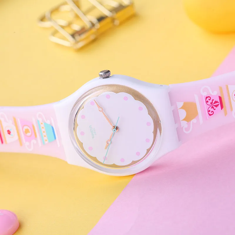 Swatch классический цвет пароль серии цветочный кварцевые часы для обувь мужчин и