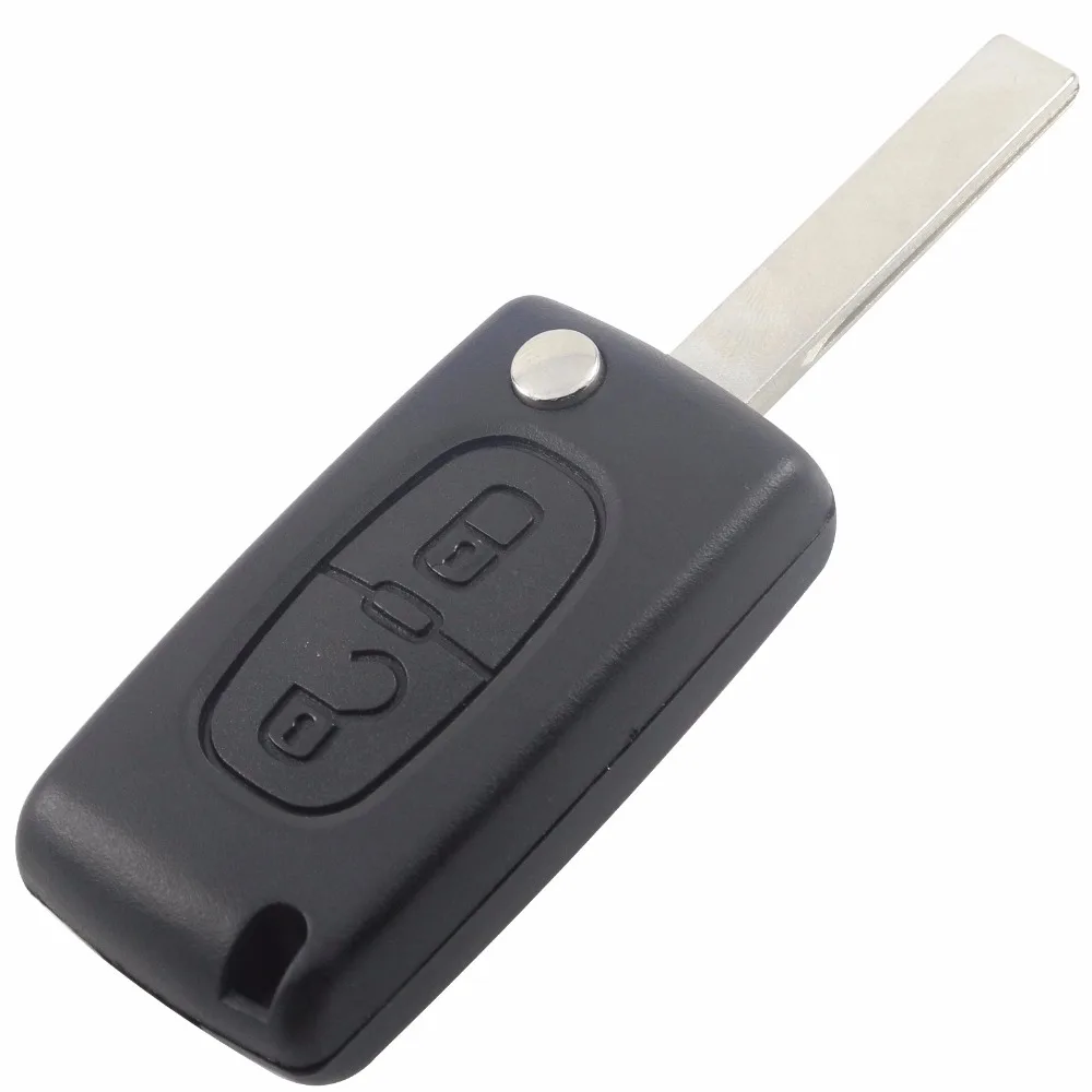 Jingyuqin оболочки PCF7941 чип 433 МГц ID46 для peugeot 107 207 307S 308 607 Citroen C2 C3 C4 C5 C6 CE0523 VA2 флип ключ