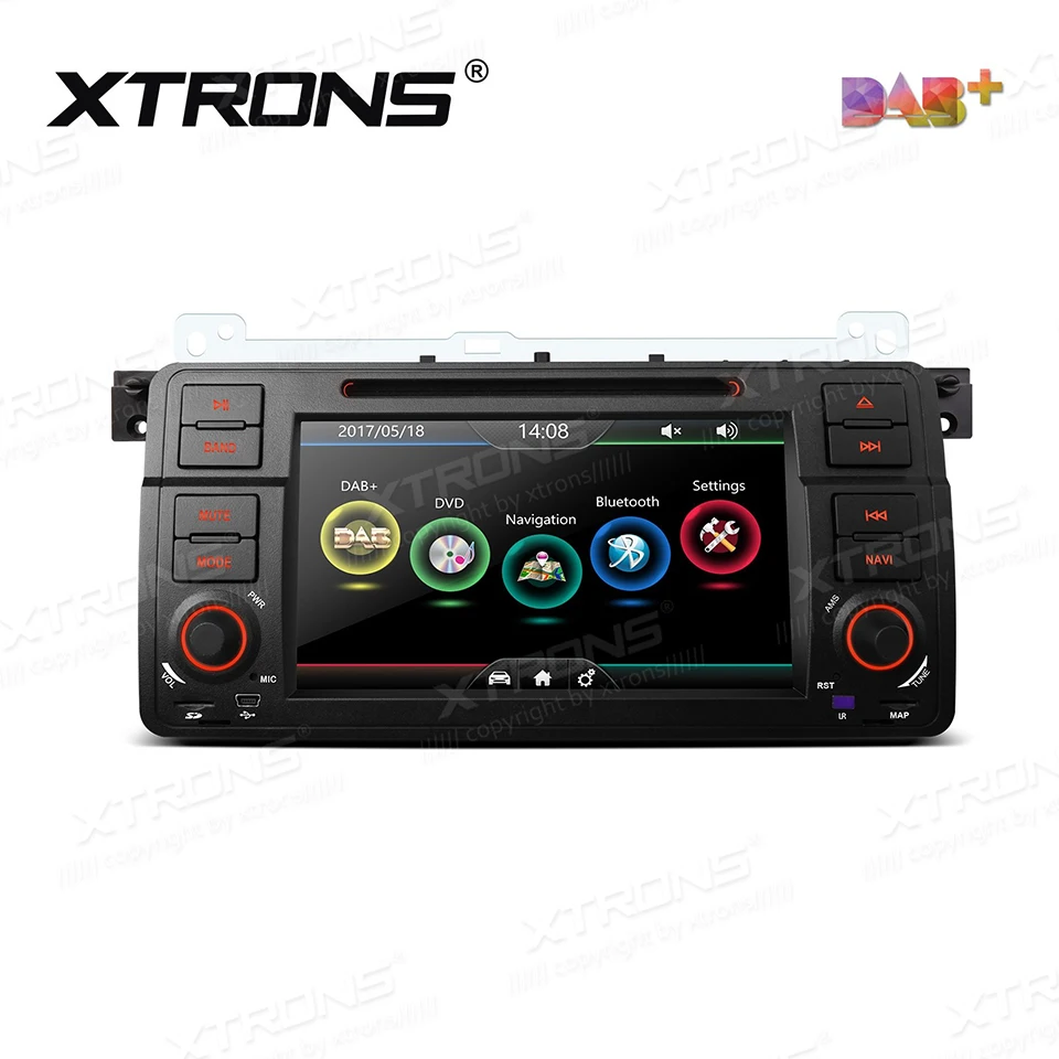 Автомобильный DVD плеер DAB + 1 Din 7 дюймов GPS для BMW E46 Sedan Coupe Convertible Touring Hatchback M3 Rover 75 MG ZT