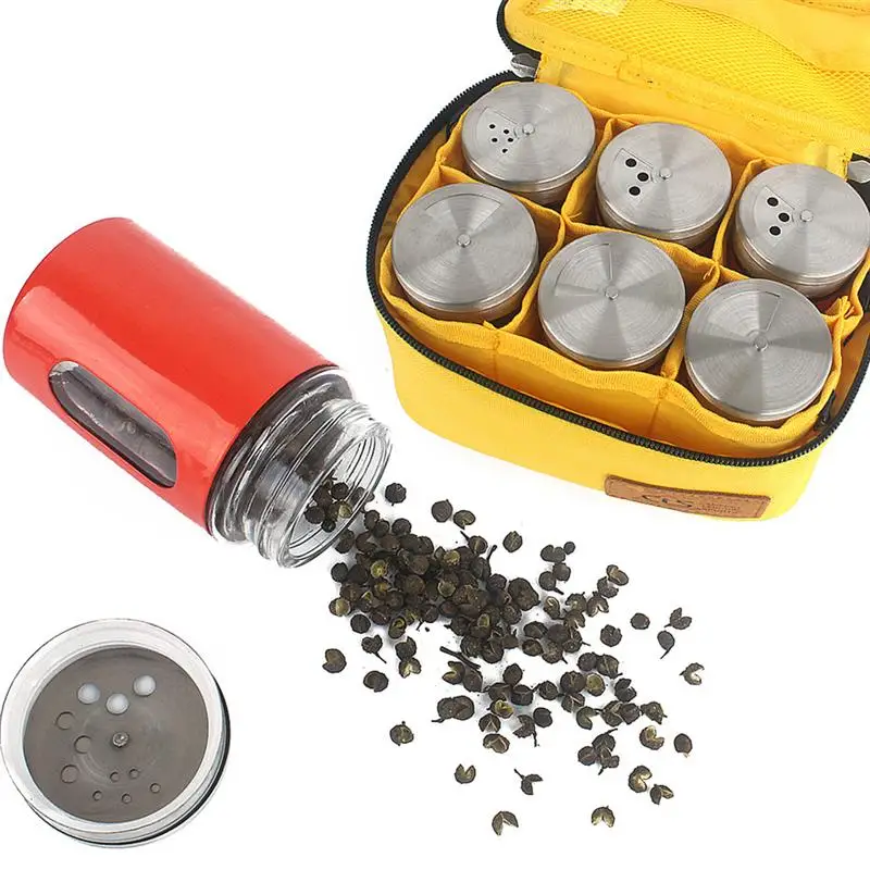 1 Набор емкости для специй простой контейнер хранения из нержавеющей стали