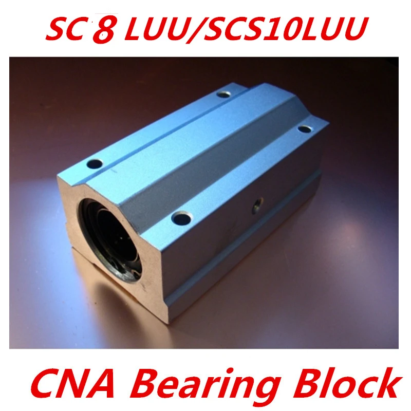NEW 2 pcs SC8LUU SCS8LUU 8mm Linear Ball Bearing Block CNC Router pillow for XYZ