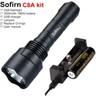Тактическая Светодиодный ная вспышка Sofirn C8A 18650 Cree XPL2 мощная яркая вссветильник лм ффонарь высокой мощности светильник зарядным устройством