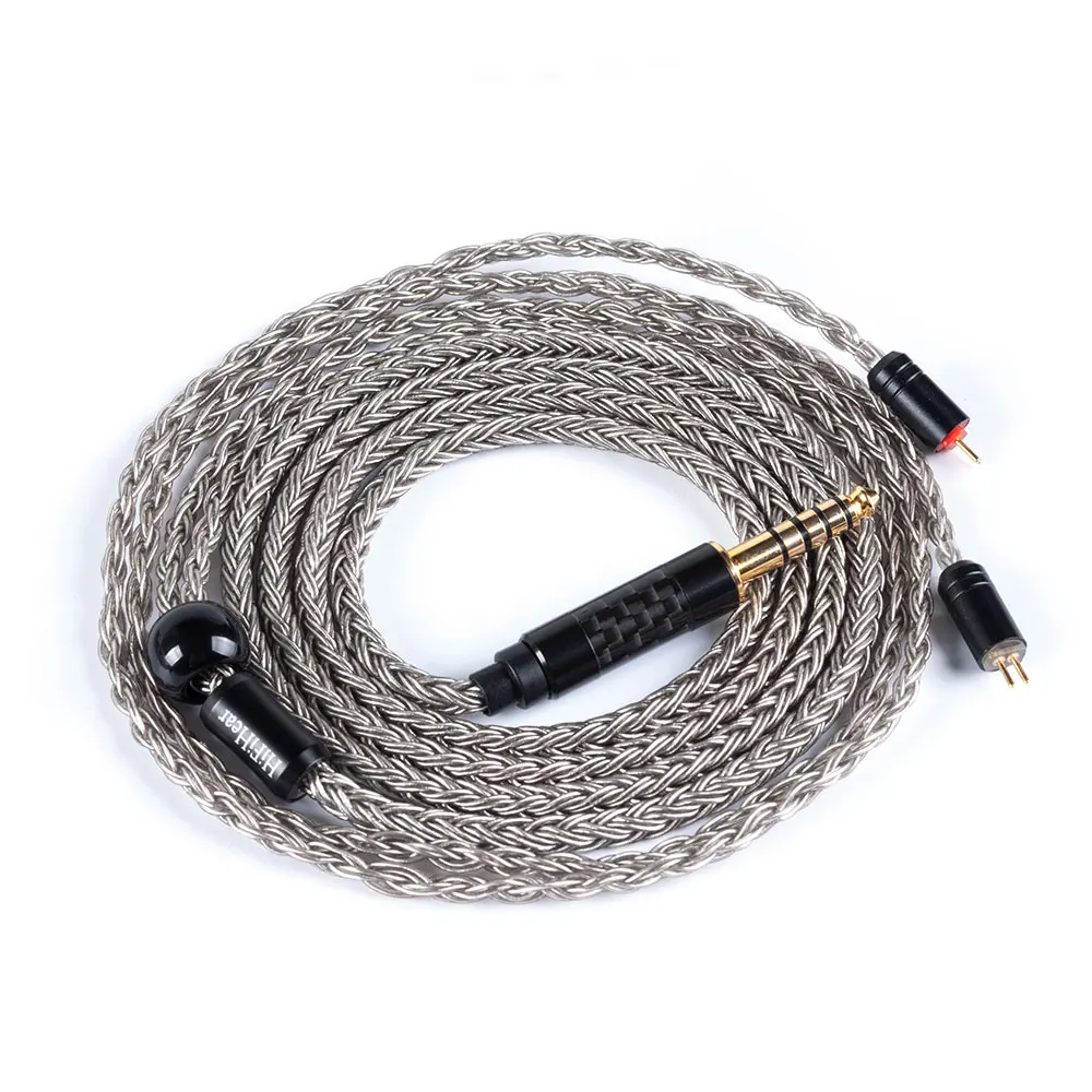 16-жильный посеребренный кабель AK hifiears 2 5/3 5/4 4 мм балансировочный с MMCX/2-контактным