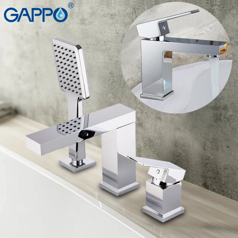 GAPPO Смесители для ванной медный каскадный смеситель кран бассейна комнаты