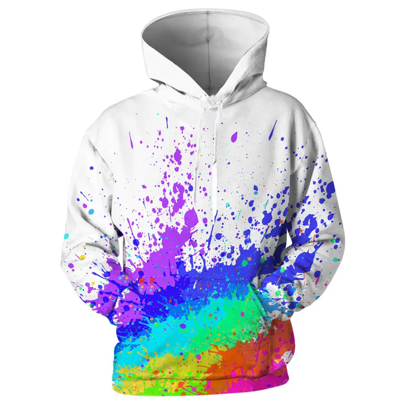 Cloudstyle мужская толстовка с длинным рукавом 3D-принтом в виде узких точек уличная