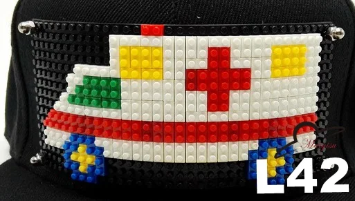 kids screw style Детская бейсболка с мультяшным автомобилем и мозаикой «сделай сам», «кирпичная игрушка», «блоки», регулируемая плоская кепка для маленьких мальчиков и девочек, детская бейсболка в стиле хип-хоп - Цвет: kids screw style