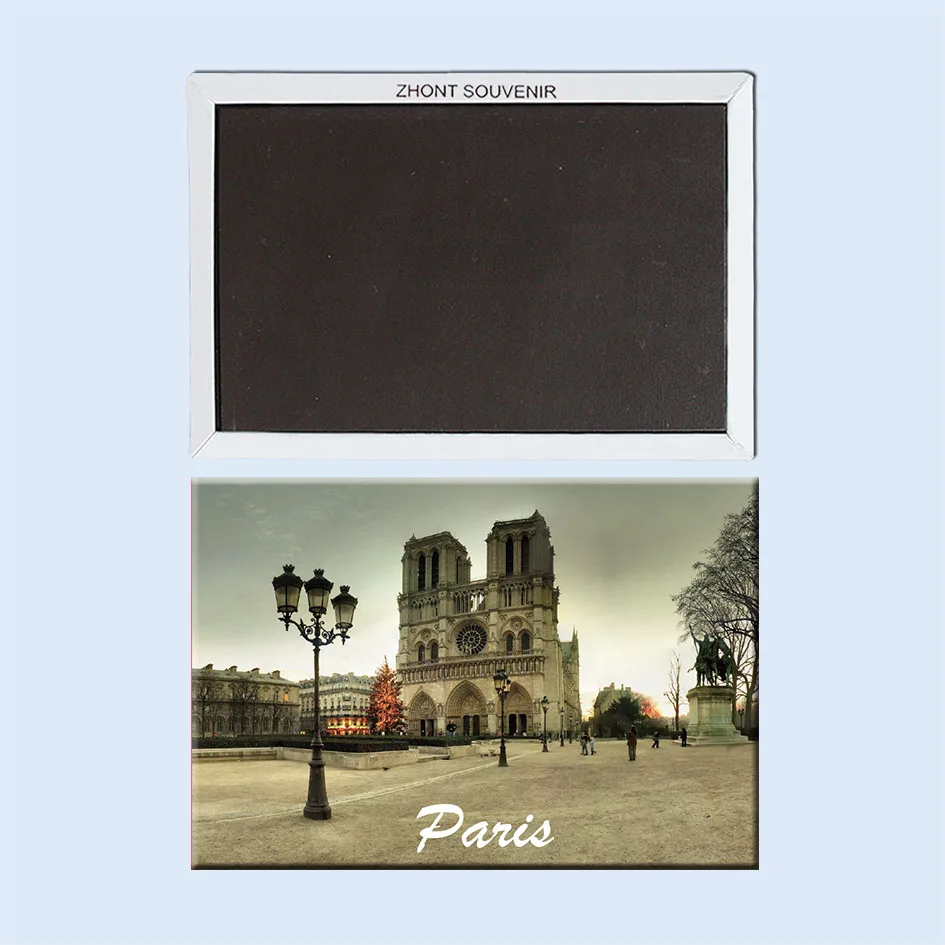 The_Cathedral_of_Notre Dame_de_Paris Ретро магниты на холодильник 22088 качественные сувениры для
