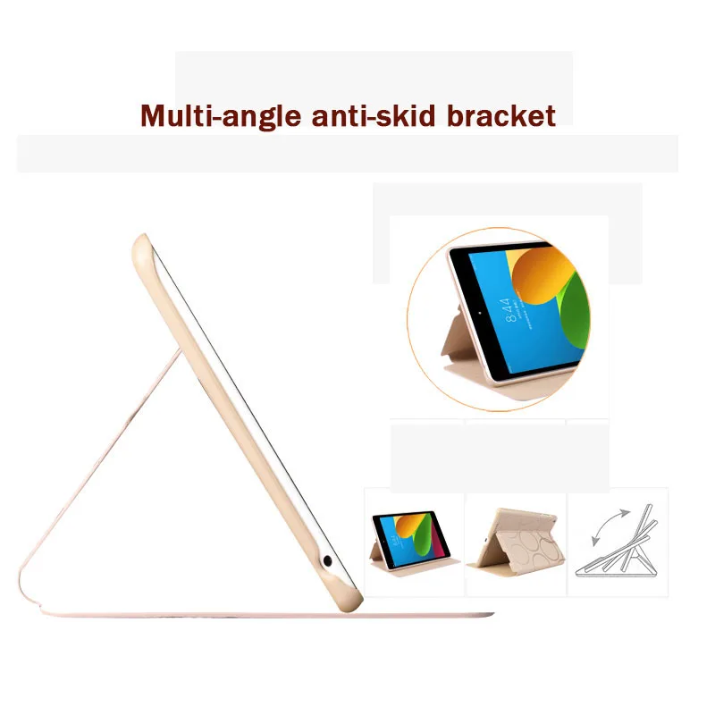 High Quality Fashion Anti fall Full Cover Smart Wake TPU Material 7.9 inch Protective Matte Metal Frame Case For XiaoMi MI Pad 1 |