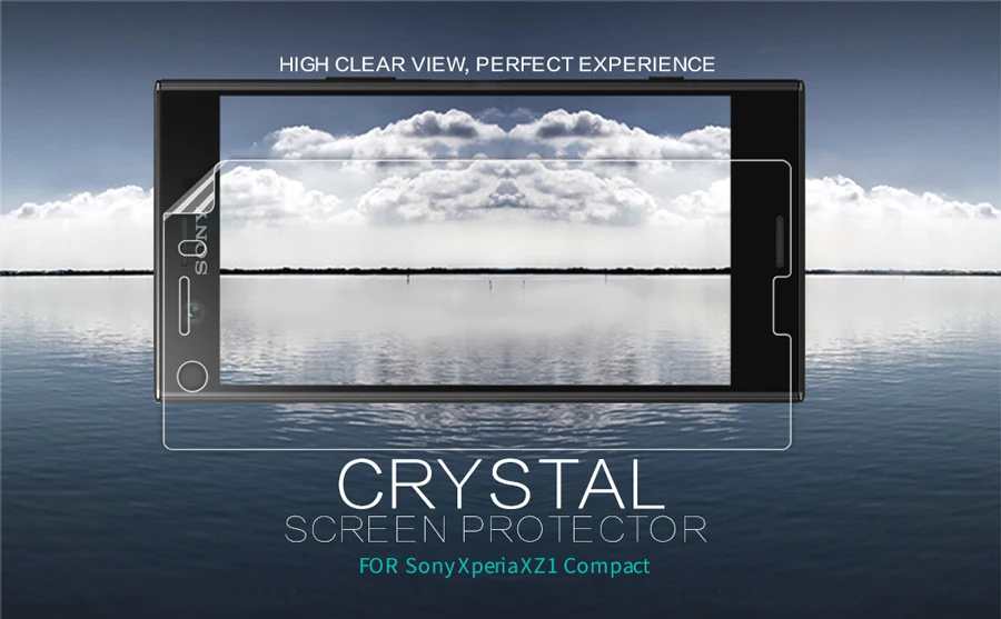 2 шт. для Sony Xperia XZ1 Compact NILLKIN суперпрозрачная защитная пленка против отпечатков