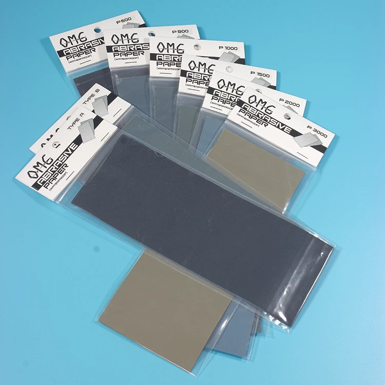 Инструменты для моделирования абразивная бумага OMG|Набор инструментов