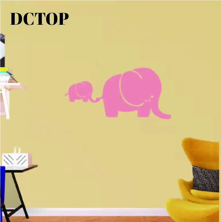 DCTOP мультфильм лес милый слон животные наклейки на стену детская комната