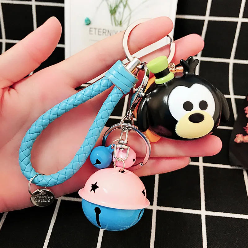 Cute Didier Doll Cartoon Duck Couple Keychain Bag Catch Machine Hanging Bell Charm Womens Accessoires | Украшения и аксессуары