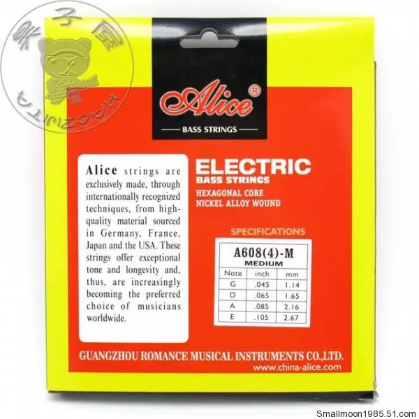 Гитарные Струны Alice A608(4) с шестигранным сердечником из никелевого сплава 6