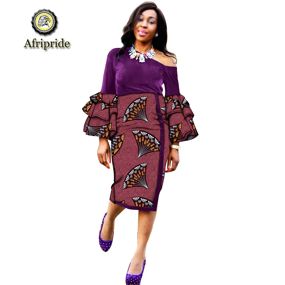 Женское платье с традиционным принтом AFRIPRIDE в африканском стиле весенне-летнее