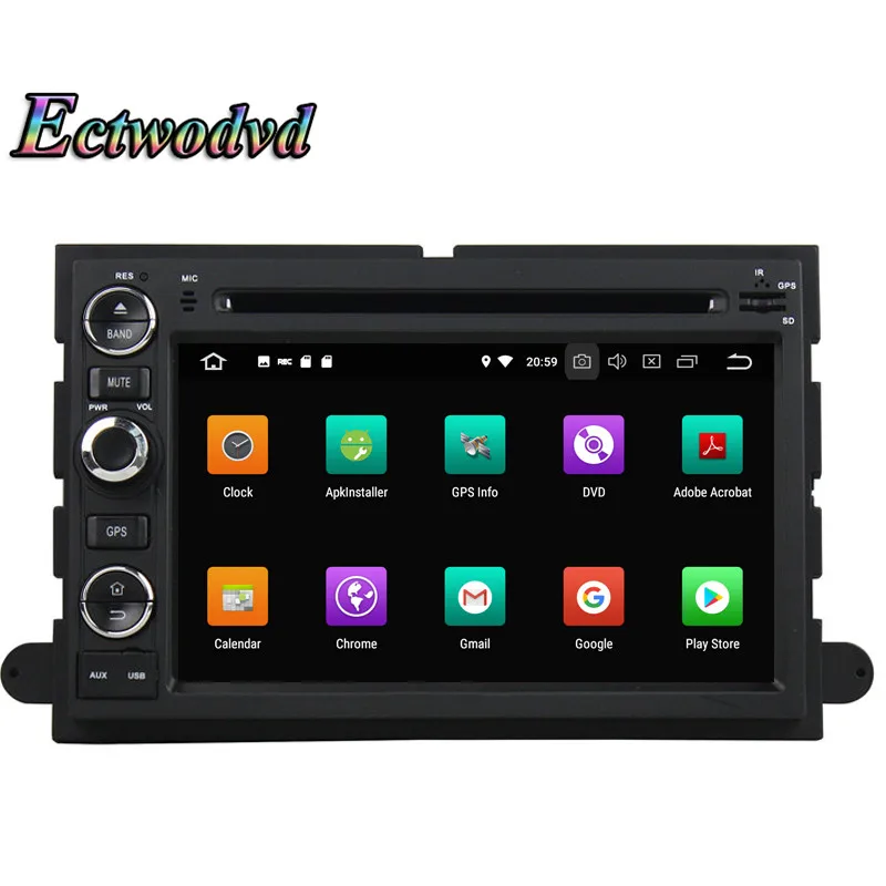 Ectwodvd Восьмиядерный 4G + 64G Android 9 0 Автомобильный мультимедийный dvd плеер gps для Ford