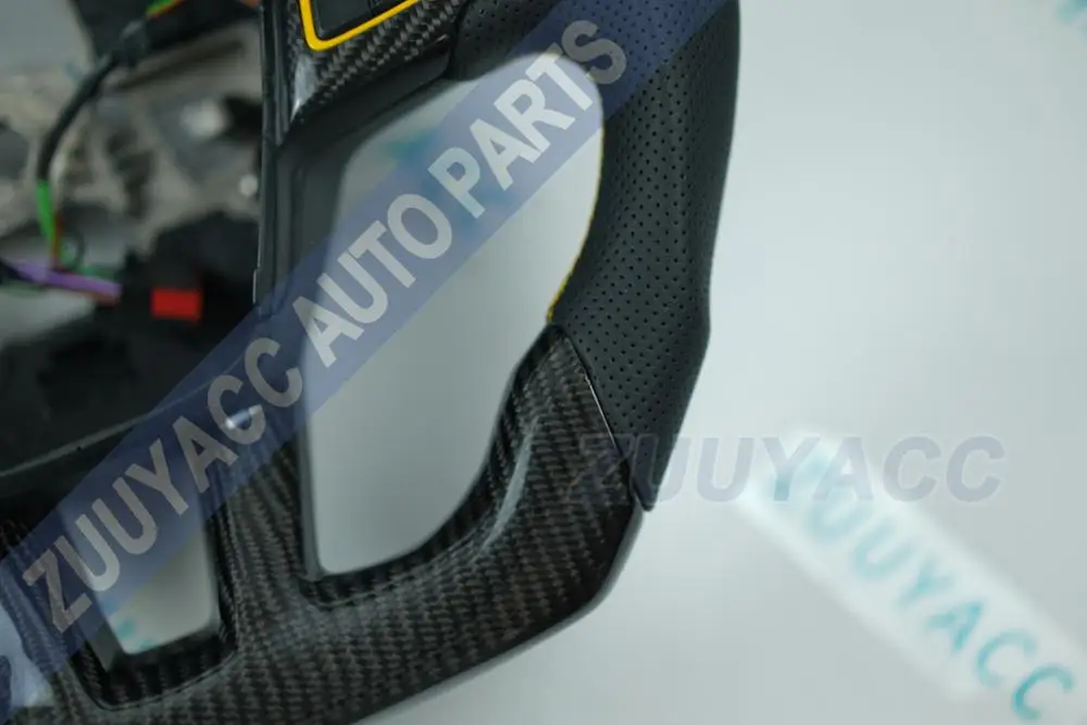 Рулевое колесо из углеродного волокна и кожи для Ford Focus MK3 | Автомобили мотоциклы